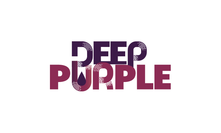 Deep-Purple Logo white background